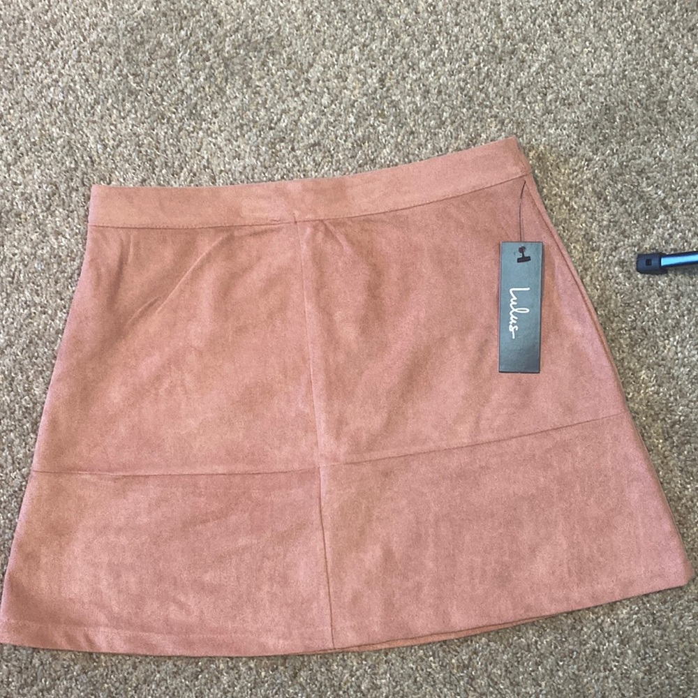 Lulus Suede Skirt